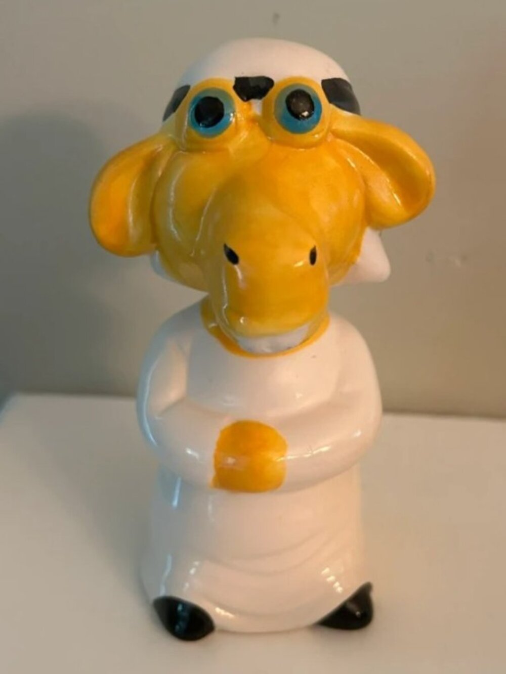 Vintage Al Jaber Art Gallery Camel Ceramic Bobblehead